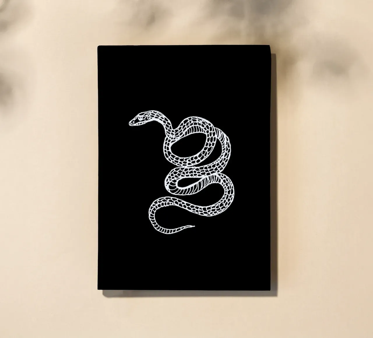 Snake Black notebook by Daniela Roessler