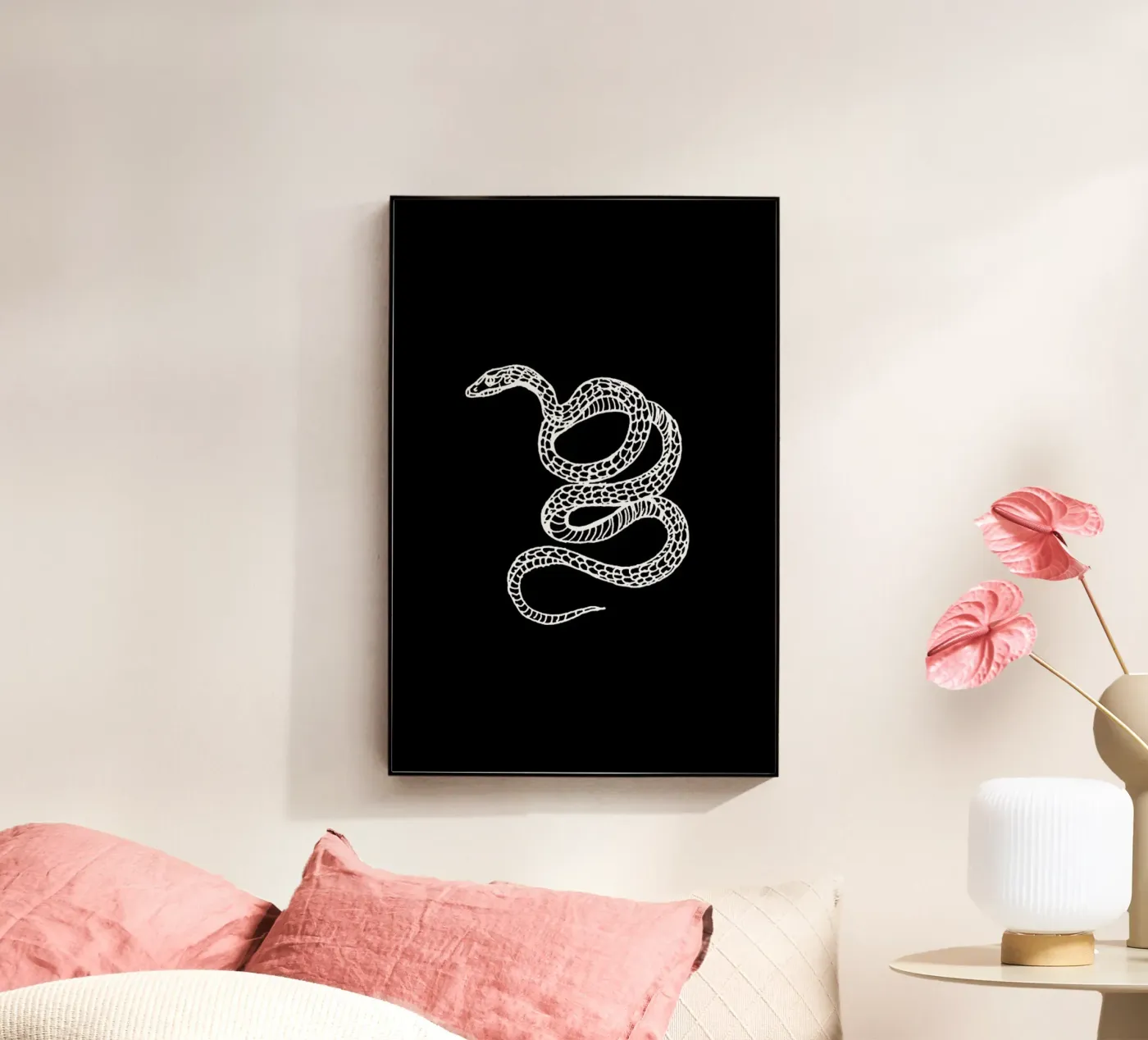 Snake Black plexiglass da Daniela Roessler