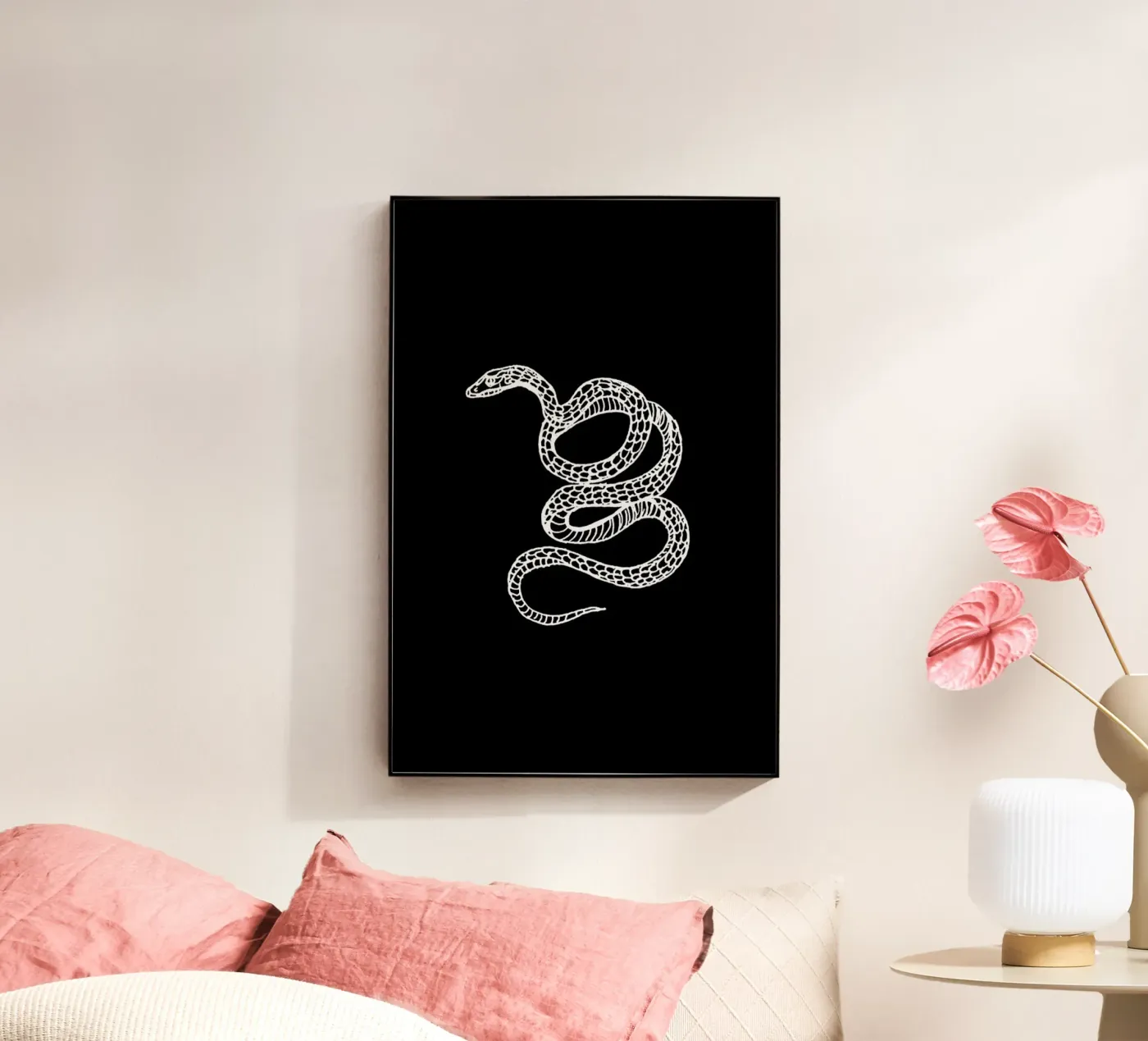 Snake Black plexiglass da Daniela Roessler