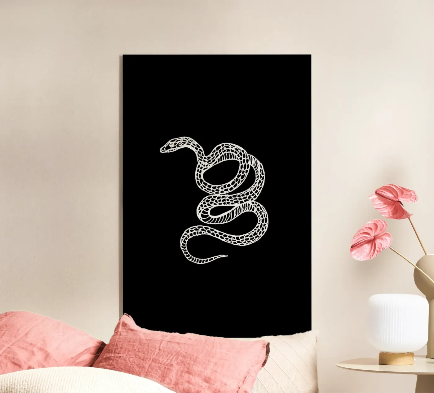 Snake Black plexiglass da Daniela Roessler
