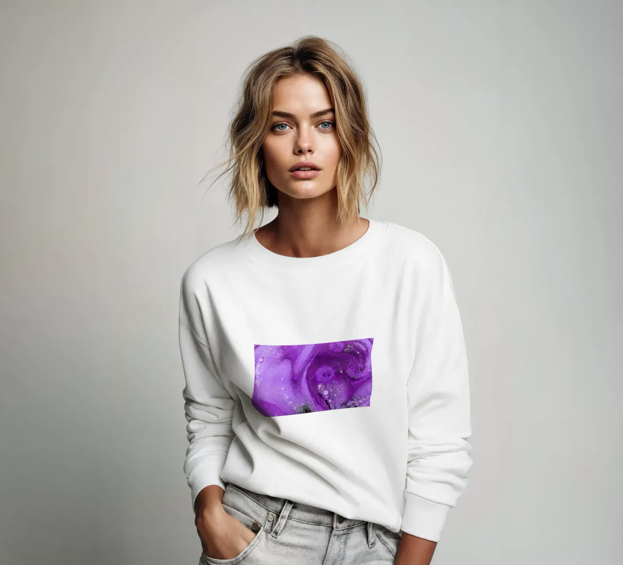 Viola felpa da Massimo Frascogna