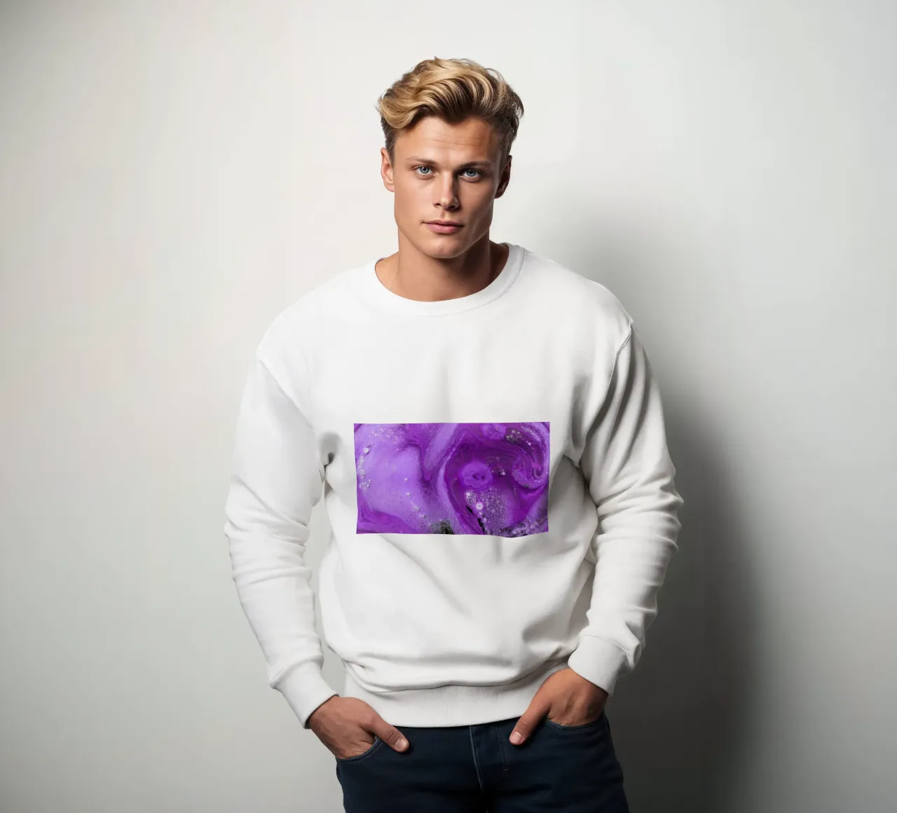 Viola felpa da Massimo Frascogna