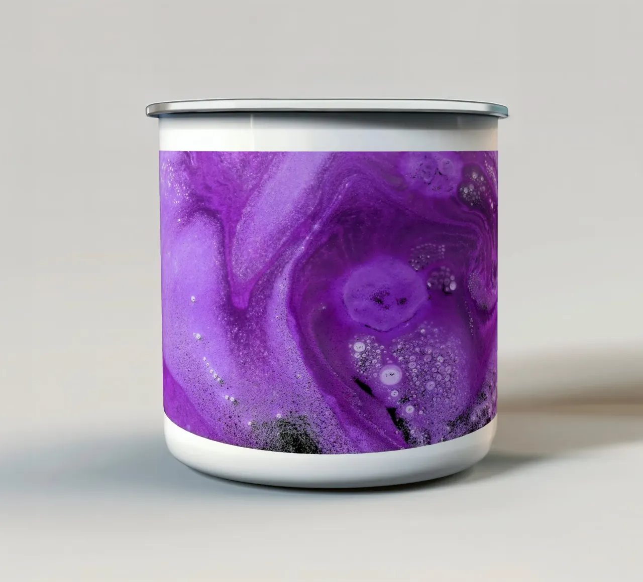 Morado taza de esmalte de Massimo Frascogna