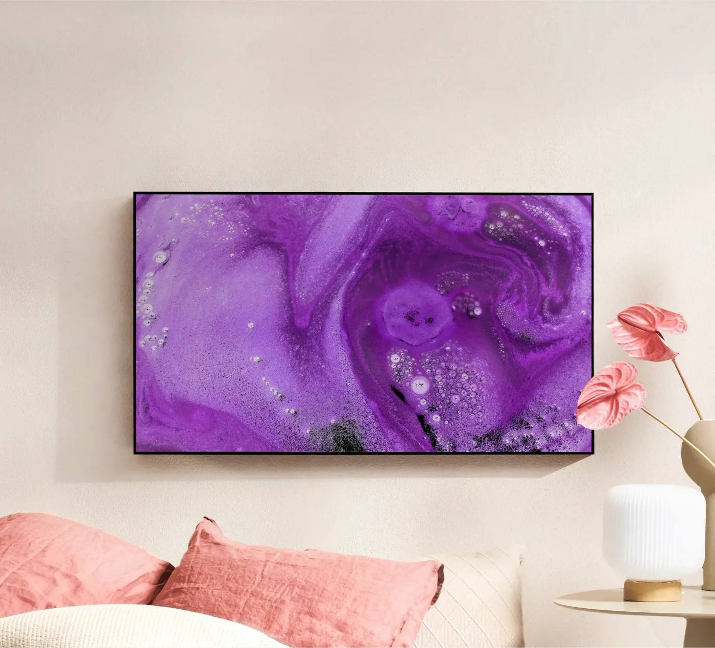 Purple Acryl-Glas von Massimo Frascogna