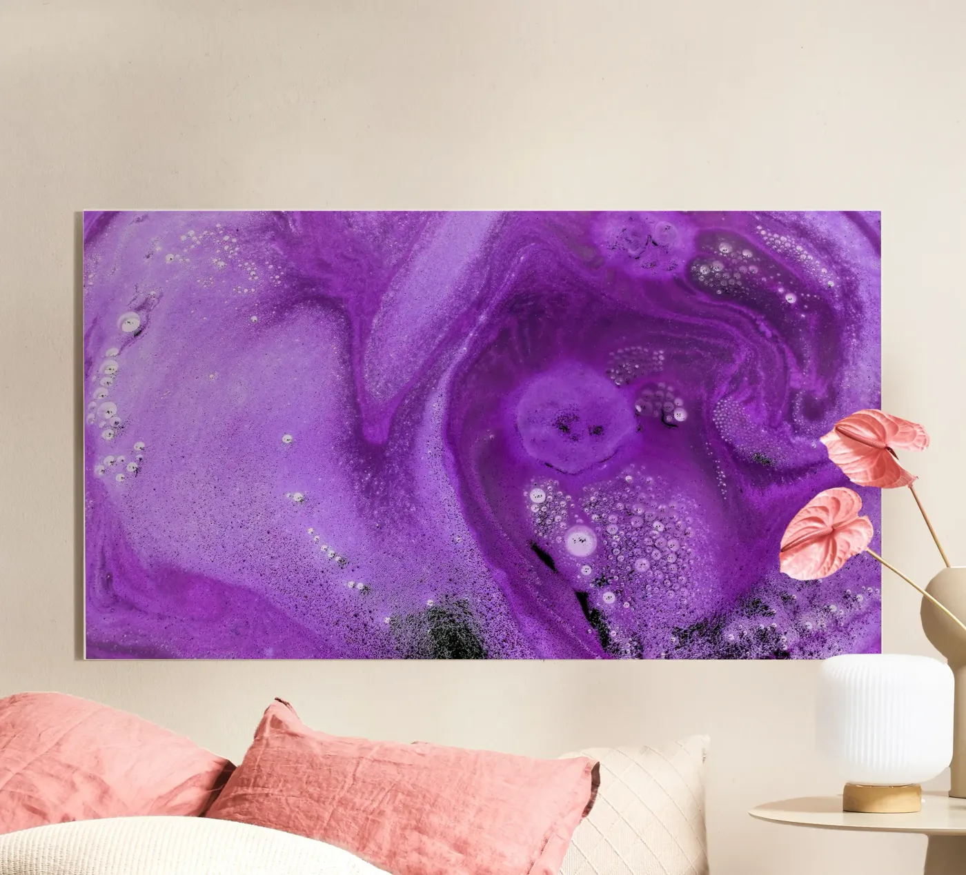 Purple Acryl-Glas von Massimo Frascogna