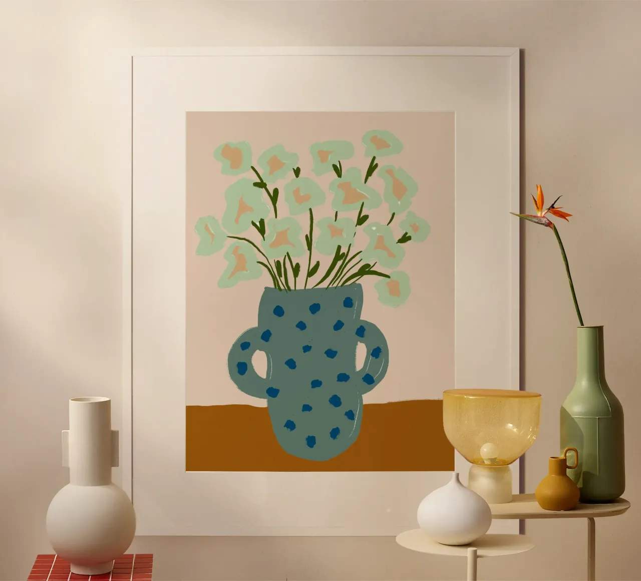 Mint Blossoms poster da treechild