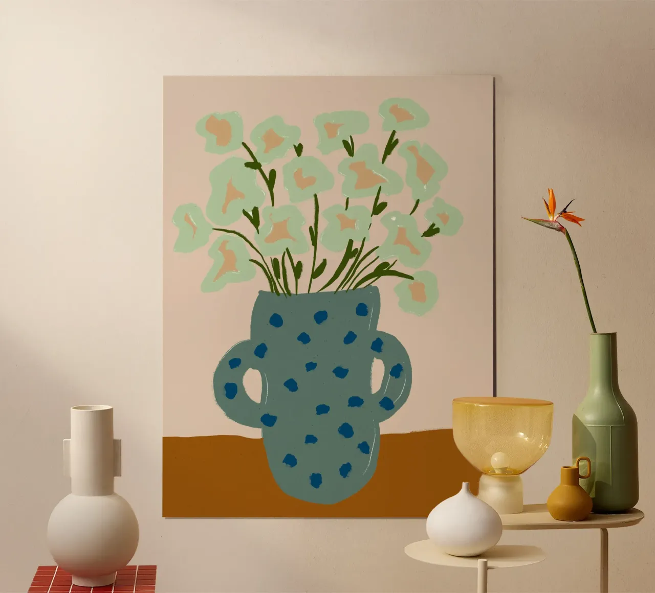 Mint Blossoms poster da treechild