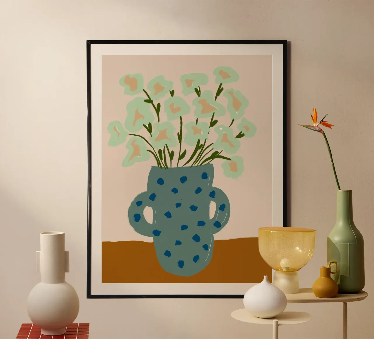 Mint Blossoms poster da treechild