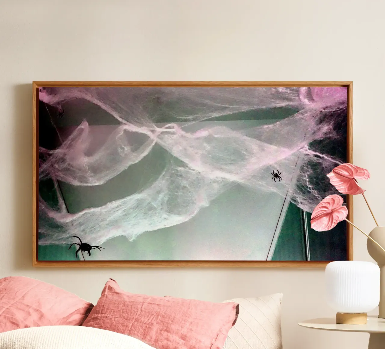 Spiders canvas by Massimo Frascogna