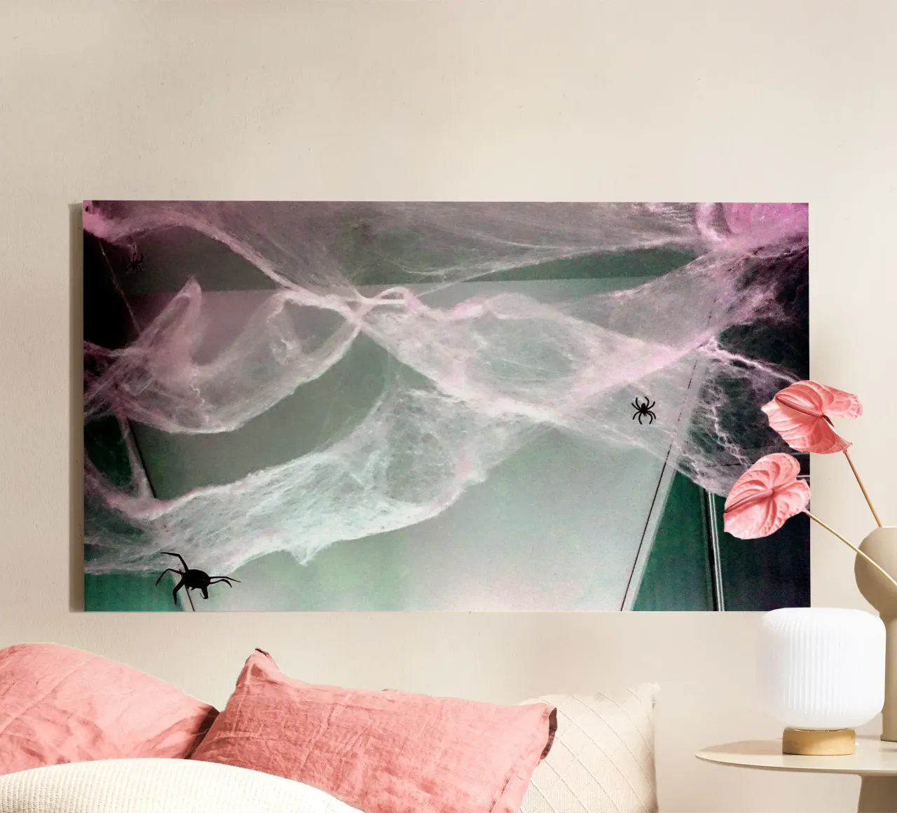 Spiders canvas by Massimo Frascogna