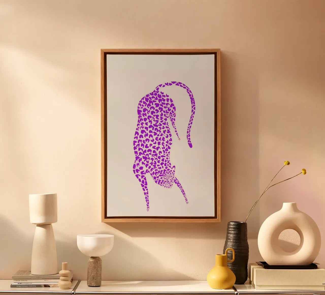 Leonard No. 2 tela con Cornice a cassetta da typealive