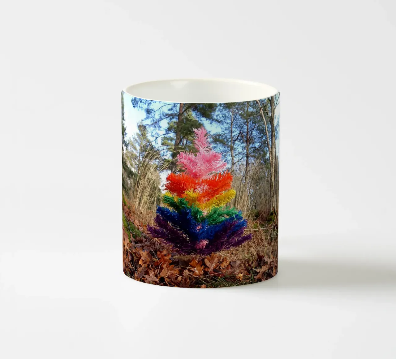 Albero di Raimbow tazza in ceramica da Massimo Frascogna