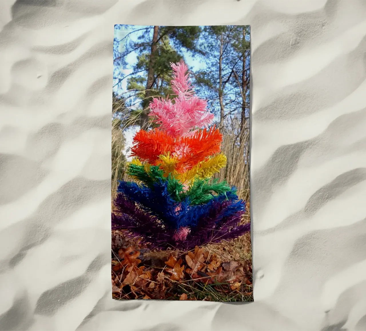 Albero di Raimbow telo mare da Massimo Frascogna