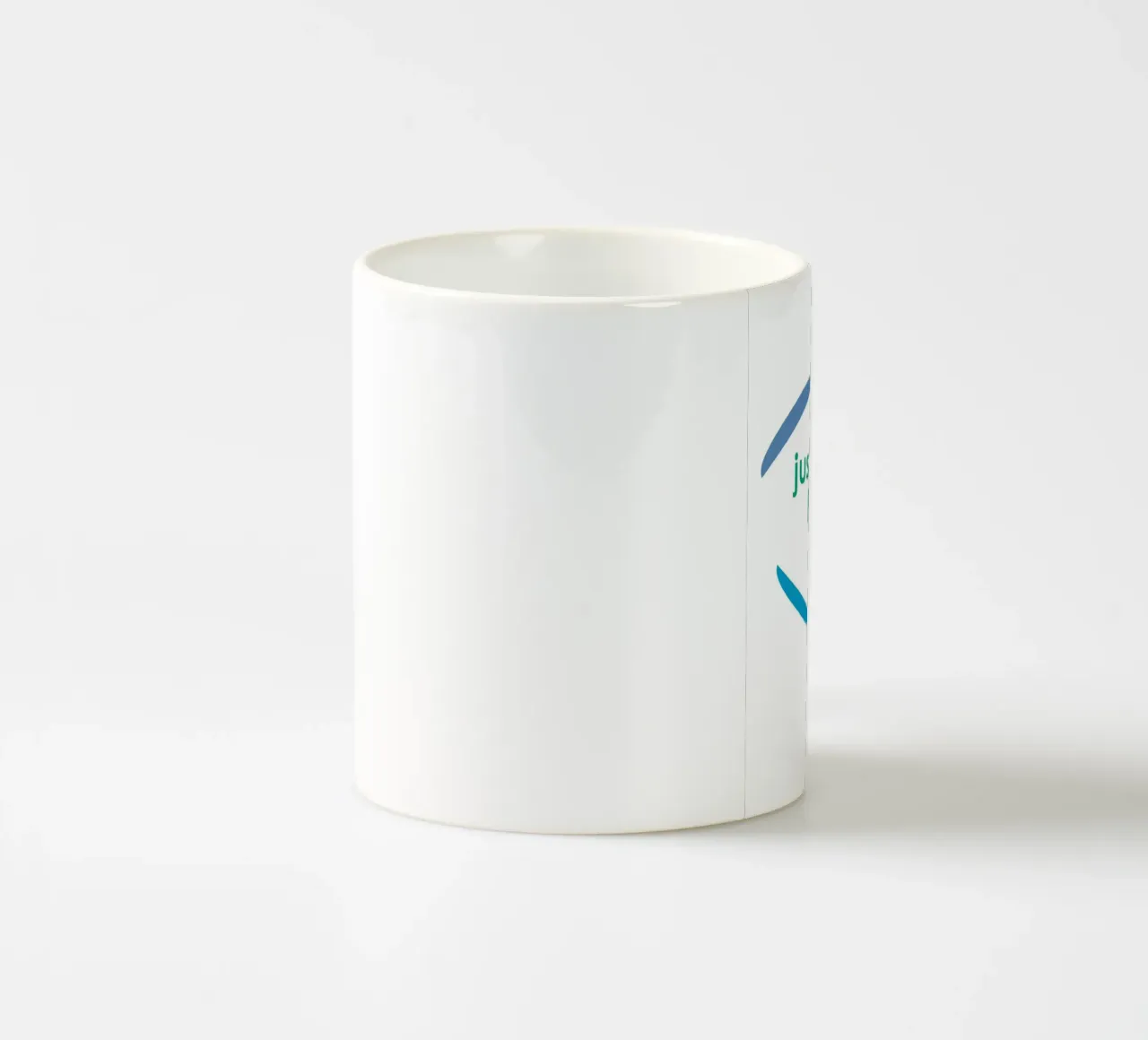 Forme geometriche con la scritta sii te stesso tazza in ceramica da Something for you