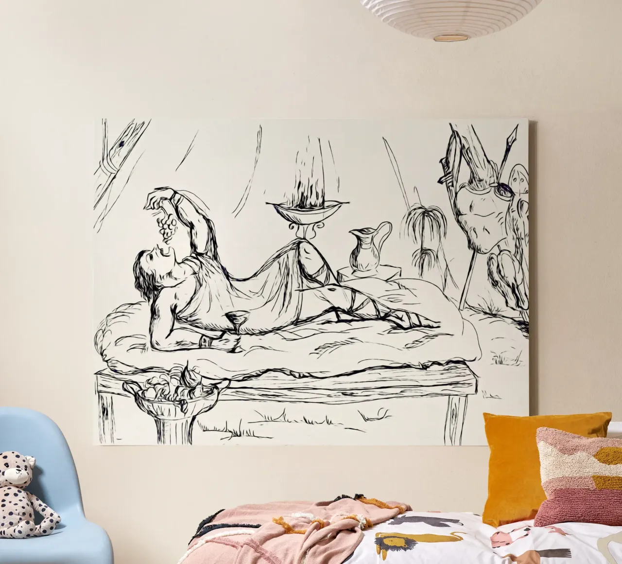 Praetoriaan canvas met Baklijst van Massimo Frascogna