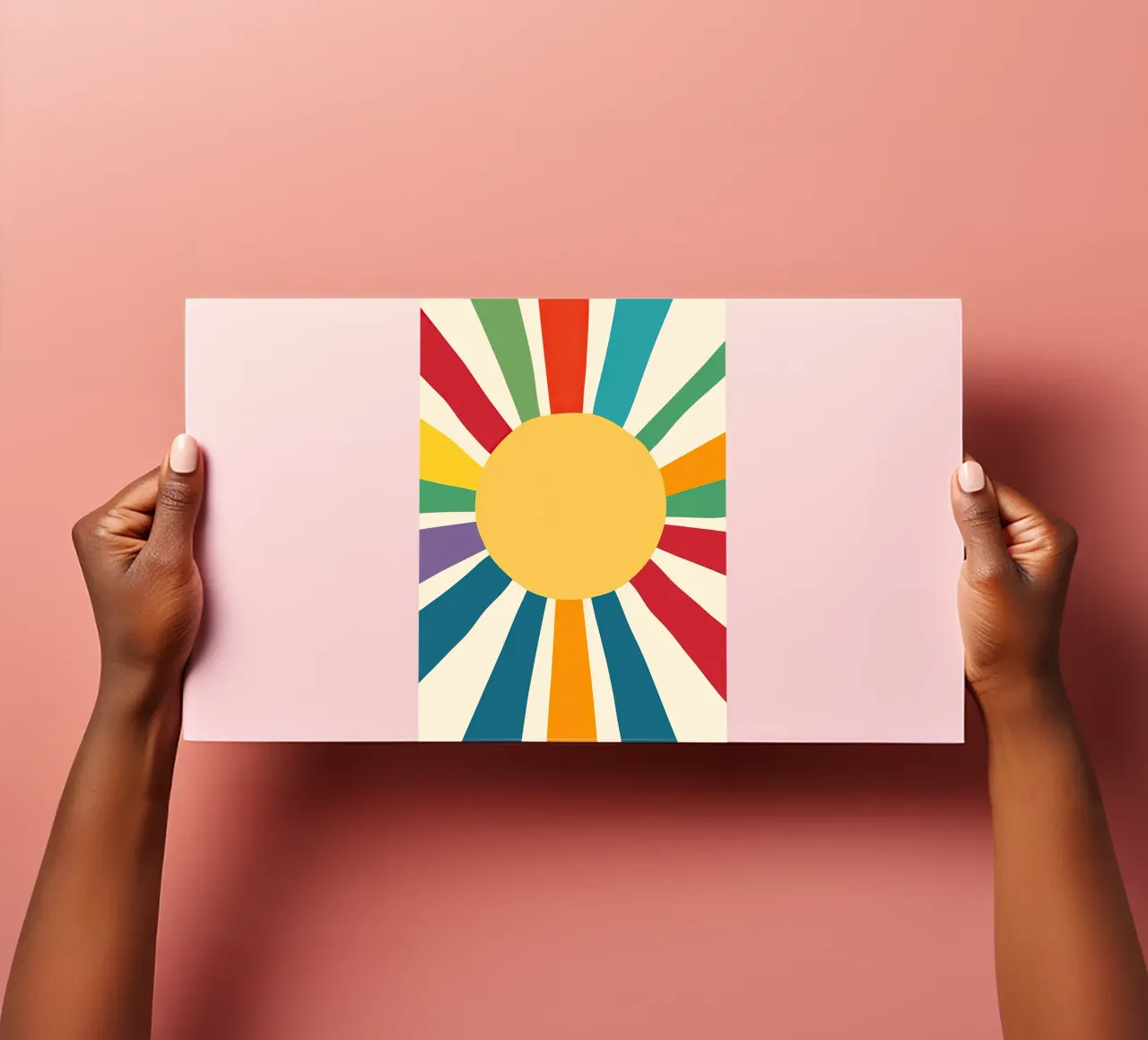 Sonne Mid-Century Bunt Minimal sticker sheet by Nikis Art Studio