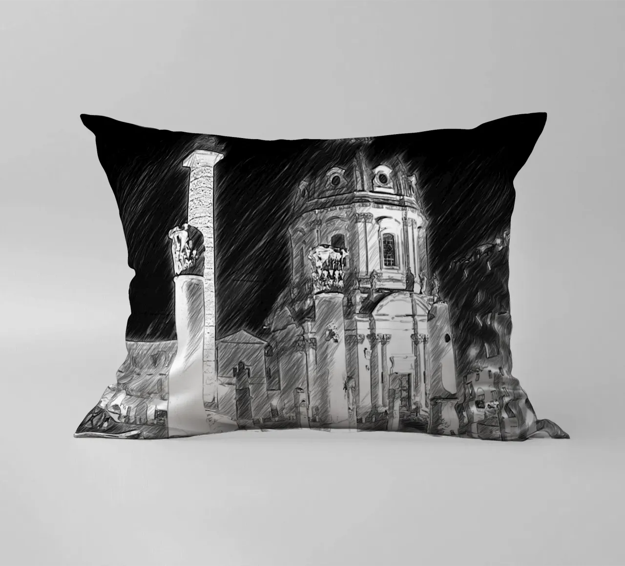 Roma cuscino da Massimo Frascogna
