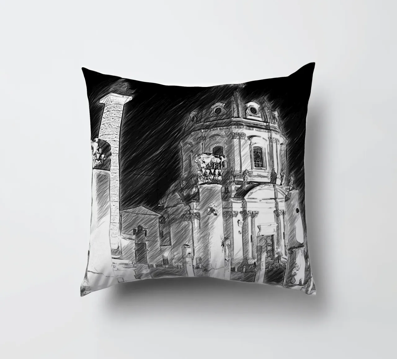Roma cuscino da Massimo Frascogna