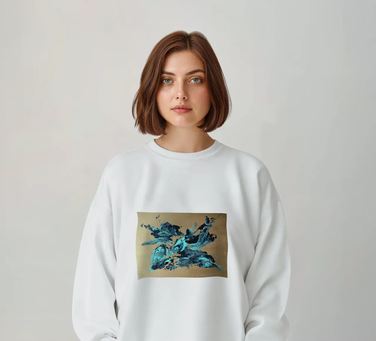 NATURAL STYLE 38 felpa da Thierry Vobmann Abstract painting