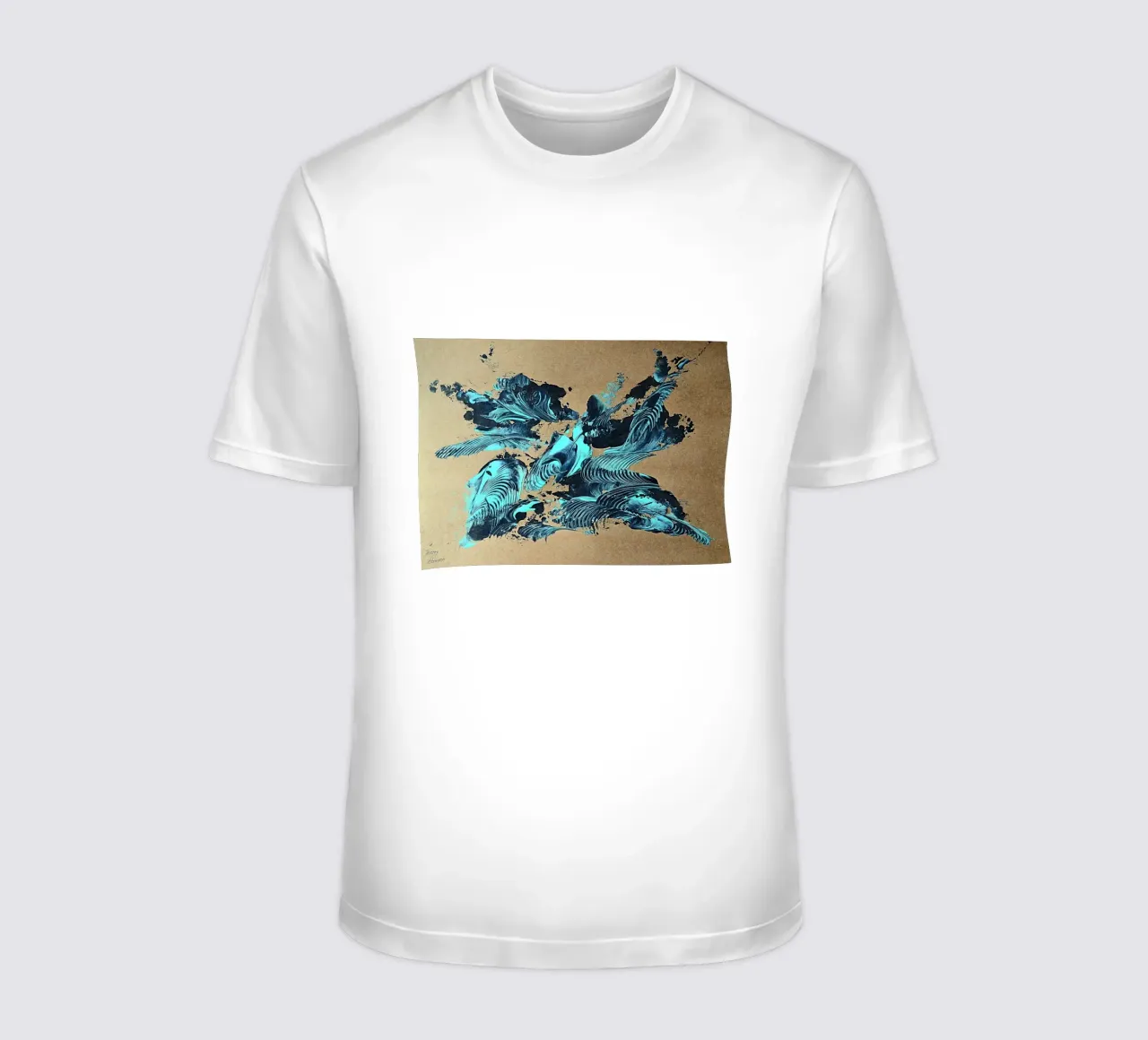 NATURAL STYLE 38 t-shirt da Thierry Vobmann Abstract painting