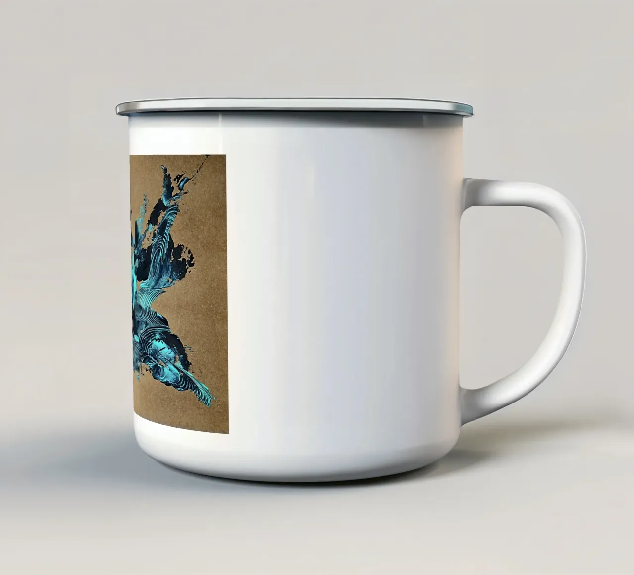 NATURAL STYLE 38 tazza in smalto da Thierry Vobmann Abstract painting