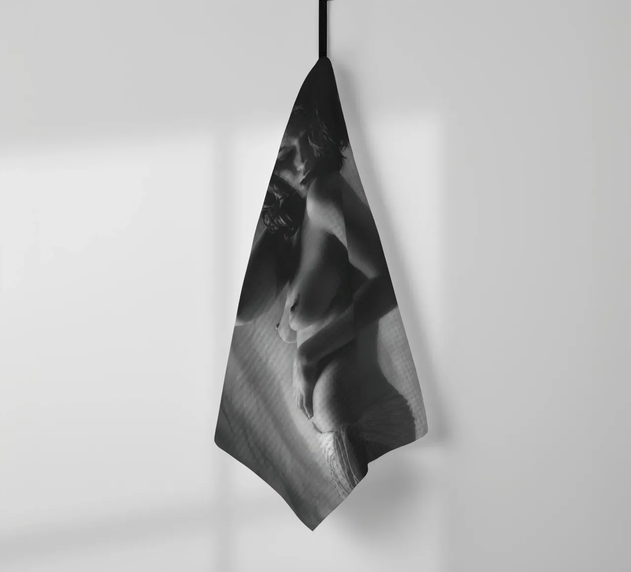 Kristin Topless Mono canovaccio da cucina da Dave Hare Photography