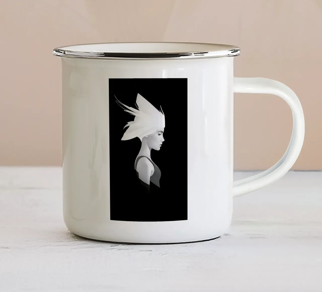 My Light tazza in smalto da Ruben Ireland
