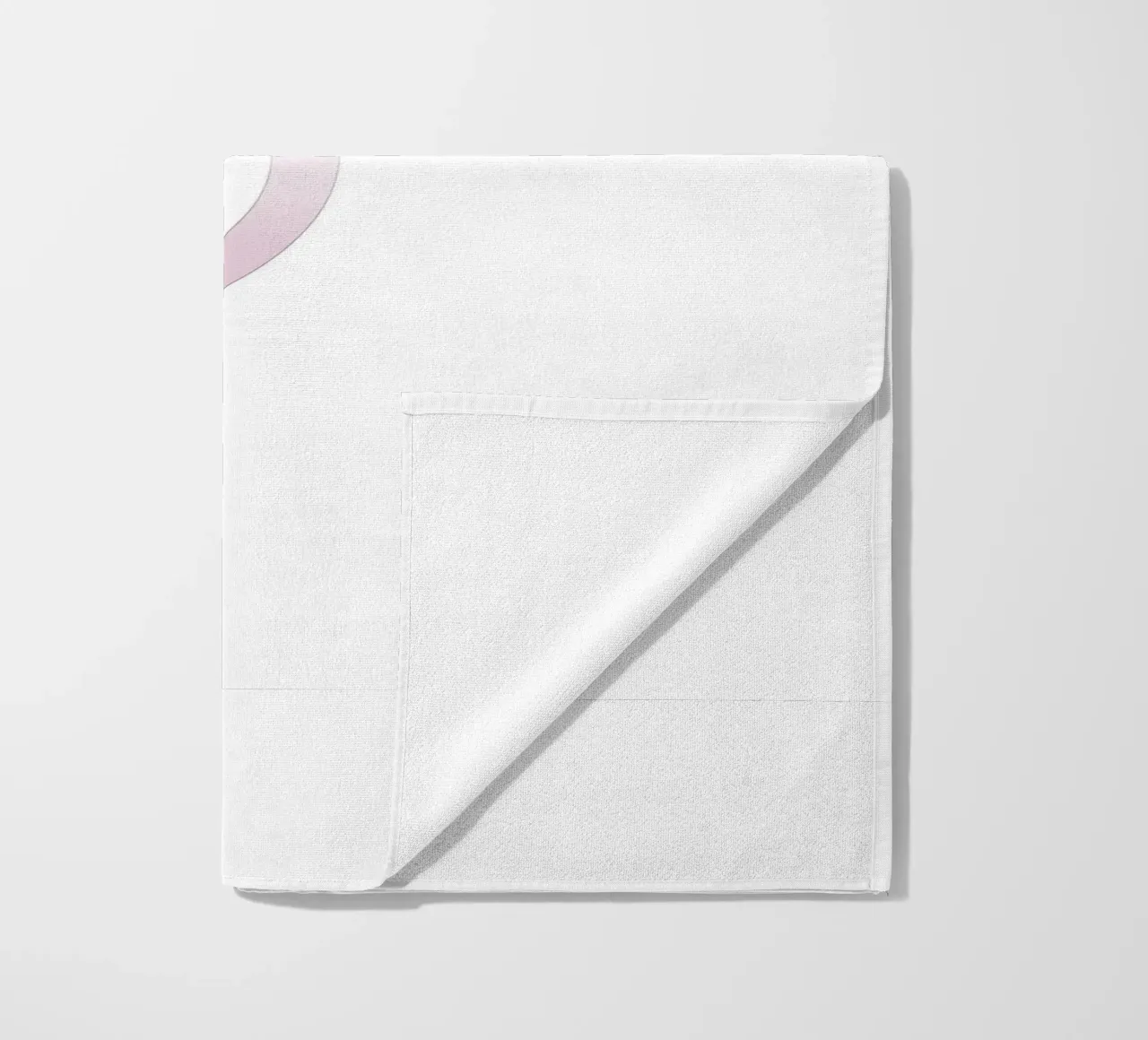 Geometric shapes with the slogan new day new chance beach towel by Something for you