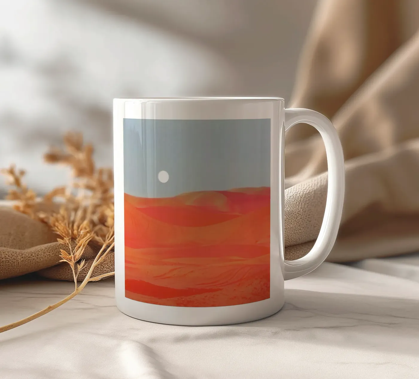 Blazing ceramic mug by Ruei