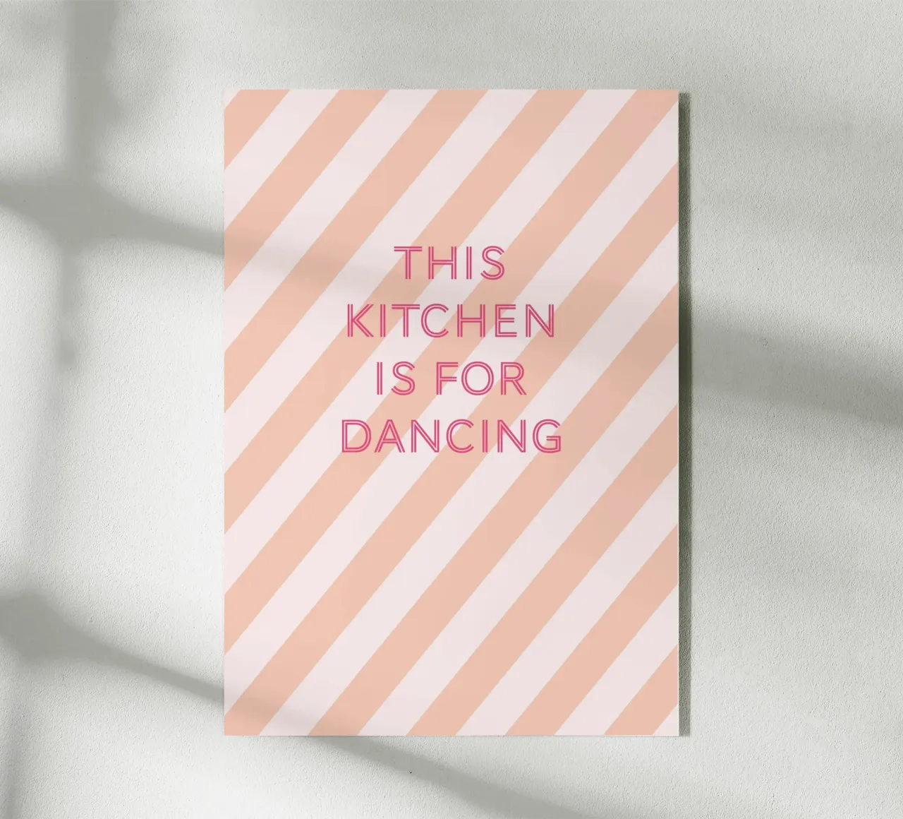 „This Kitchen is for Dancing“ plexiglass da Poster Print Studio