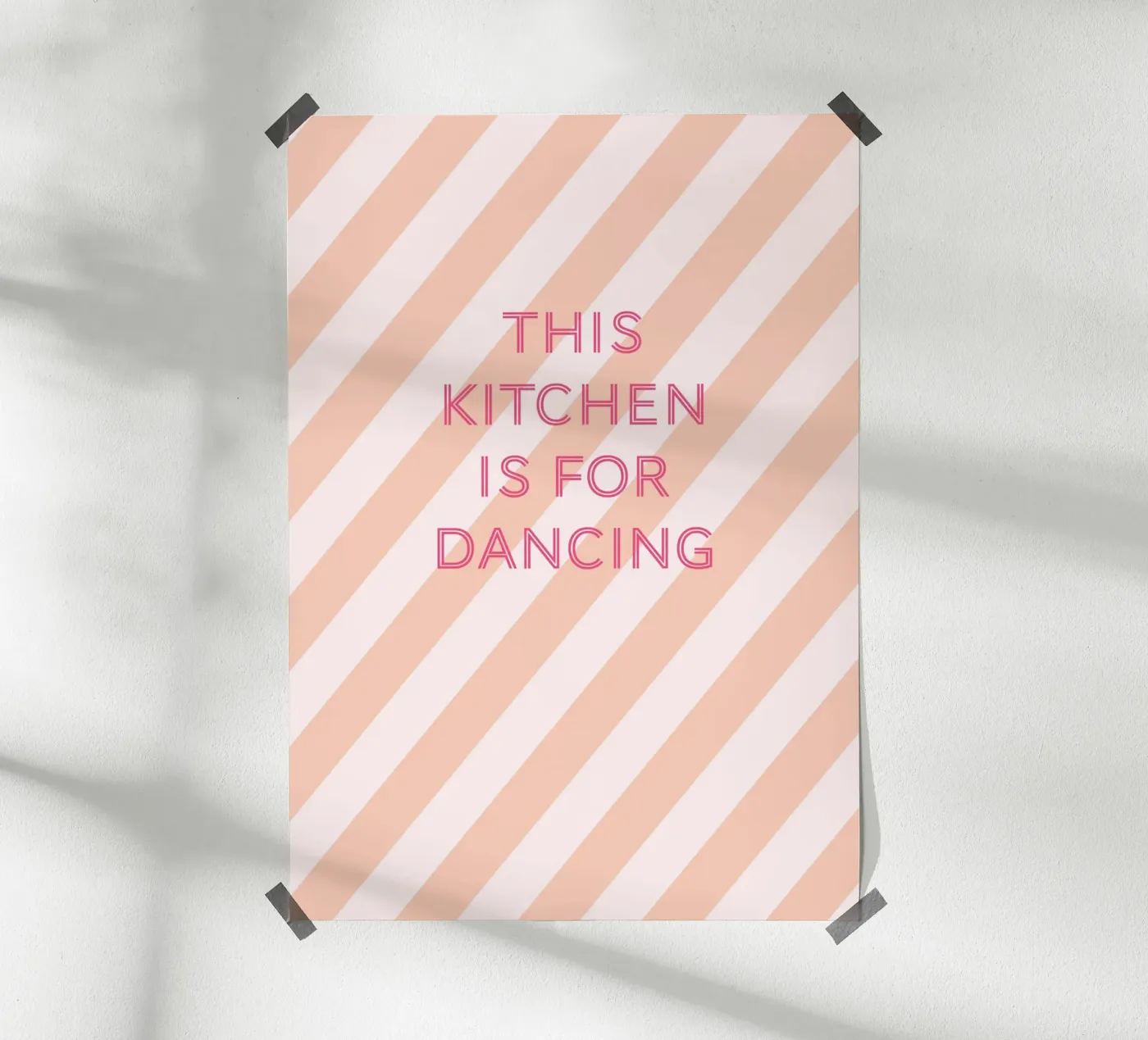 „This Kitchen is for Dancing“ poster da Poster Print Studio