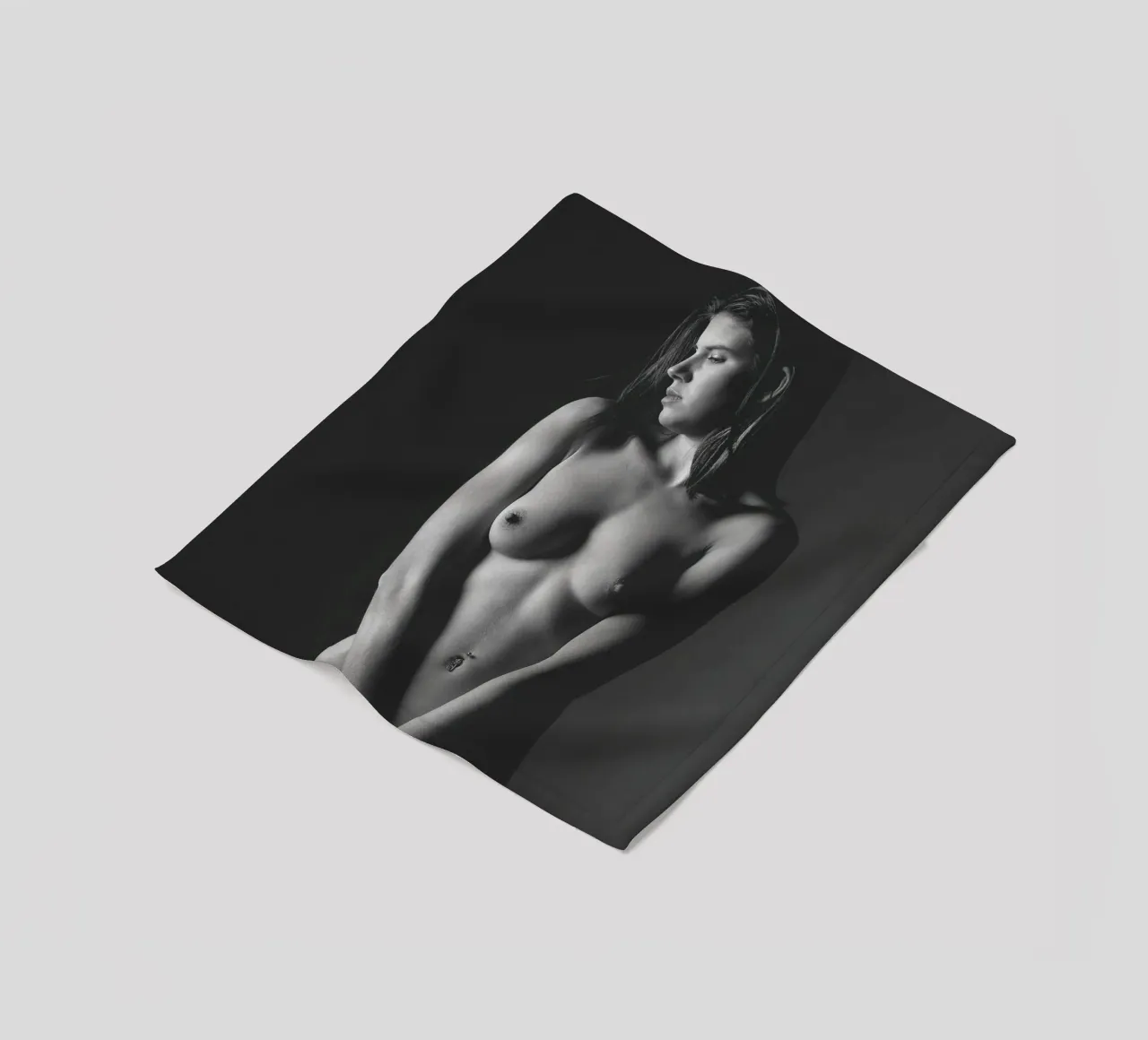Mel Nude fleecedeken van Dave Hare Photography