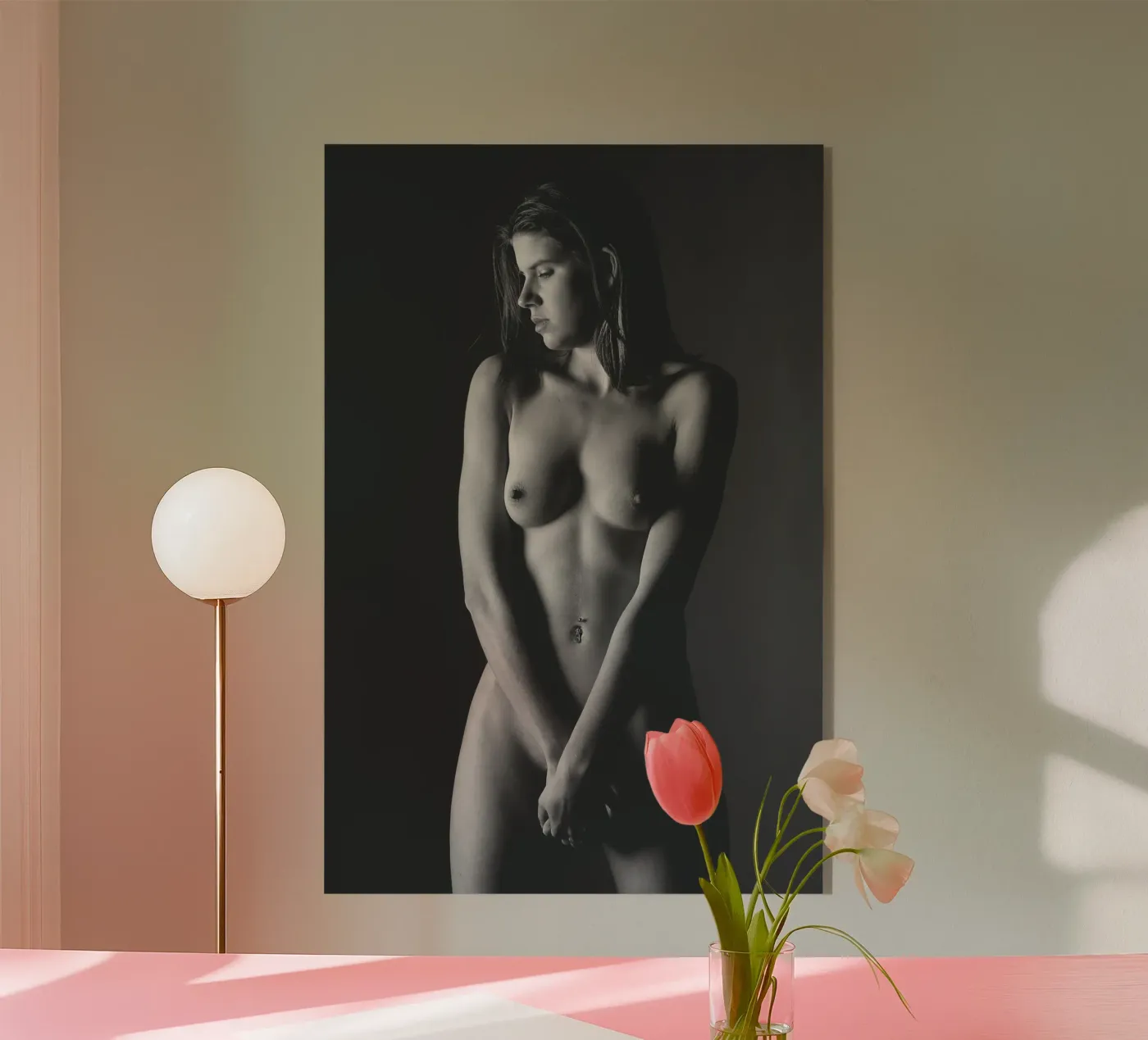 Mel Nude plexiglass da Dave Hare Photography