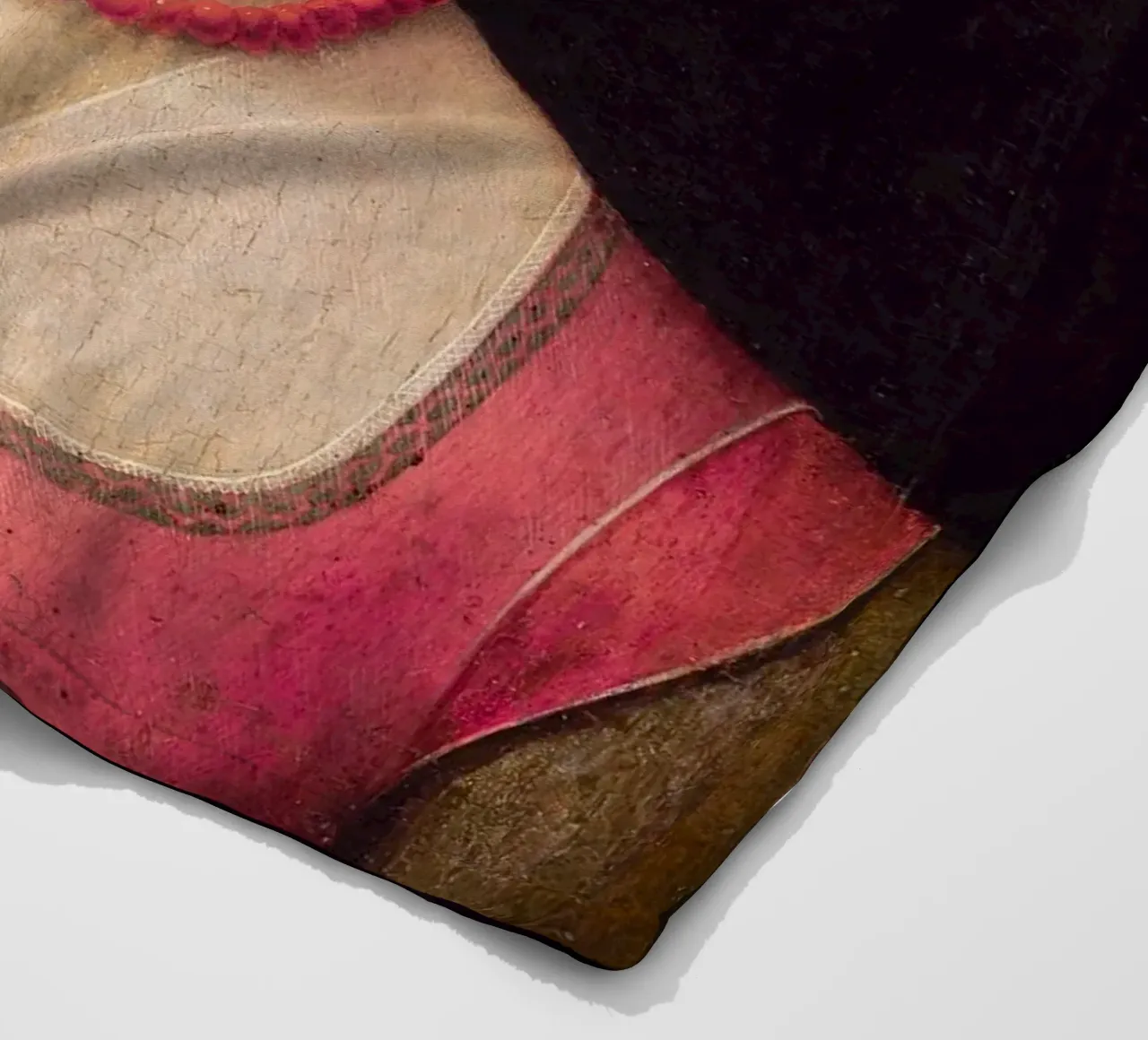 Domenico Ghirlandaio - Ritratto di giovane donna (1490) coperta in pile da William Store