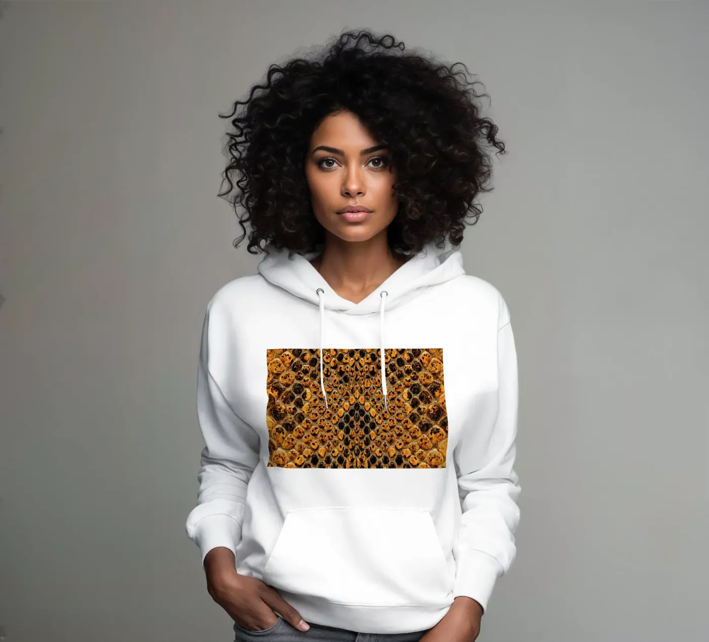Snake Pattern hoodie by Curious Collections by Marielle Leenders