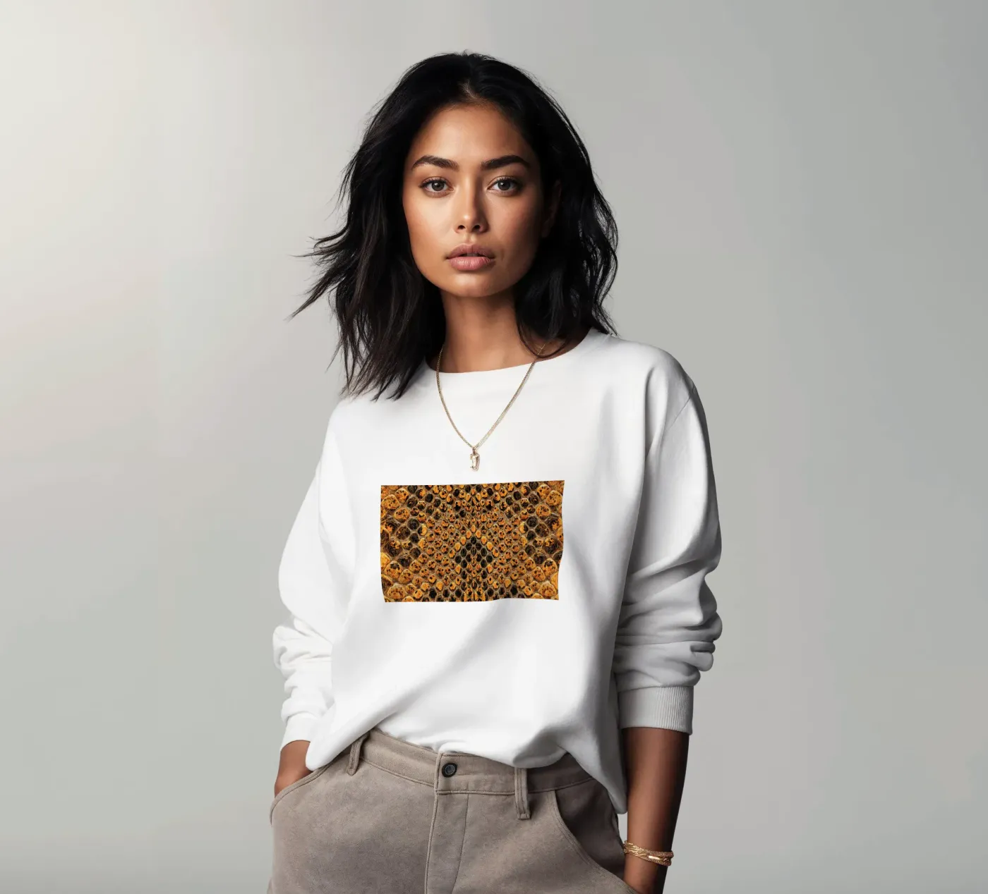Snake Pattern felpa da Curious Collections by Marielle Leenders