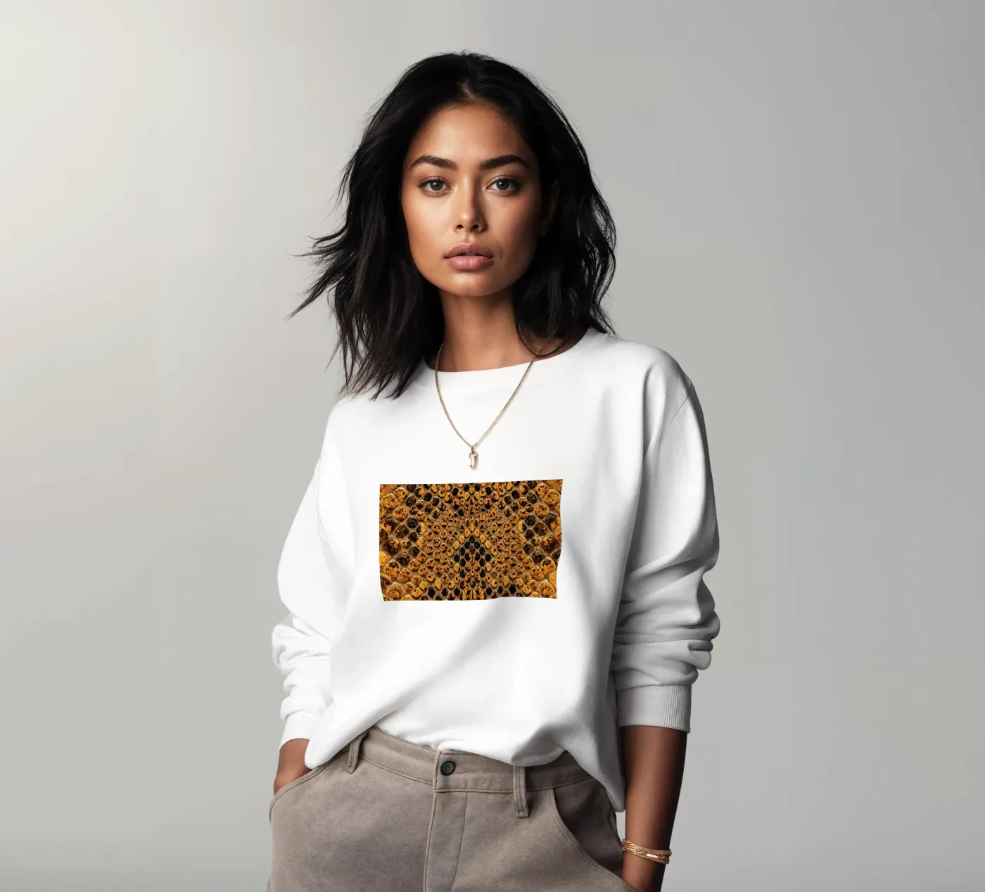 Snake Pattern felpa da Curious Collections by Marielle Leenders