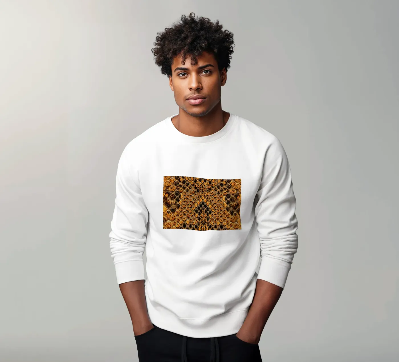 Snake Pattern felpa da Curious Collections by Marielle Leenders