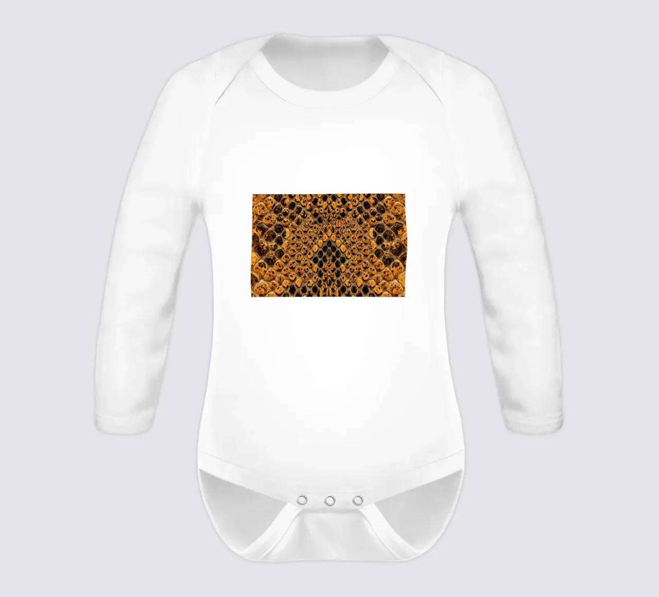 Snake Pattern body neonato maniche lunghe da Curious Collections by Marielle Leenders