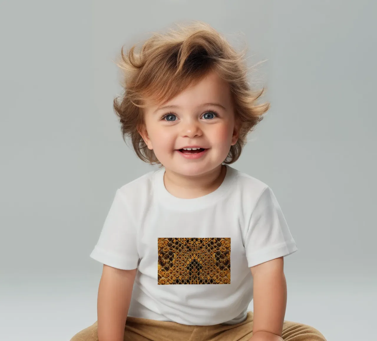 Snake Pattern maglietta neonato da Curious Collections by Marielle Leenders