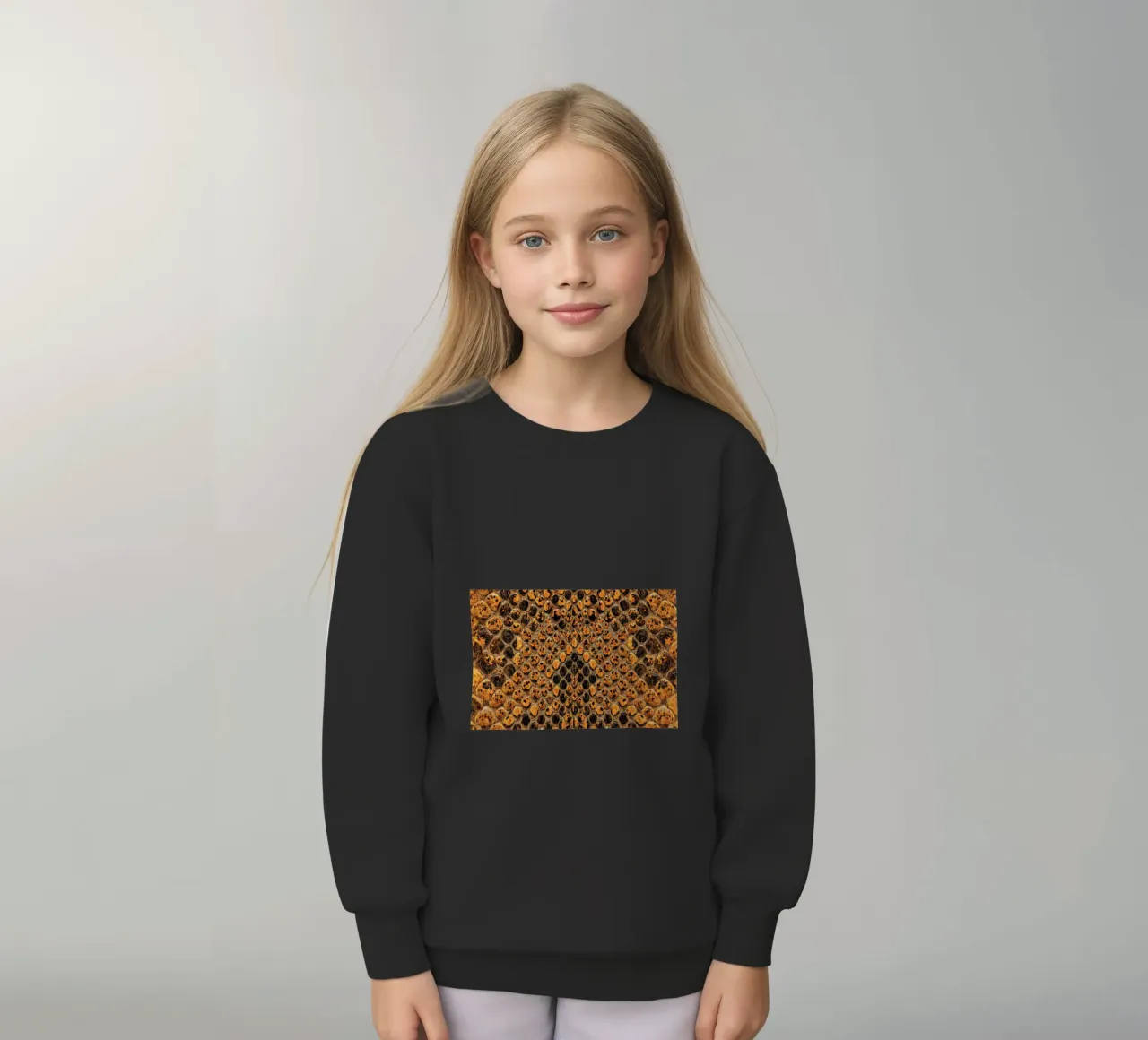 Snake Pattern felpa bambino da Curious Collections by Marielle Leenders