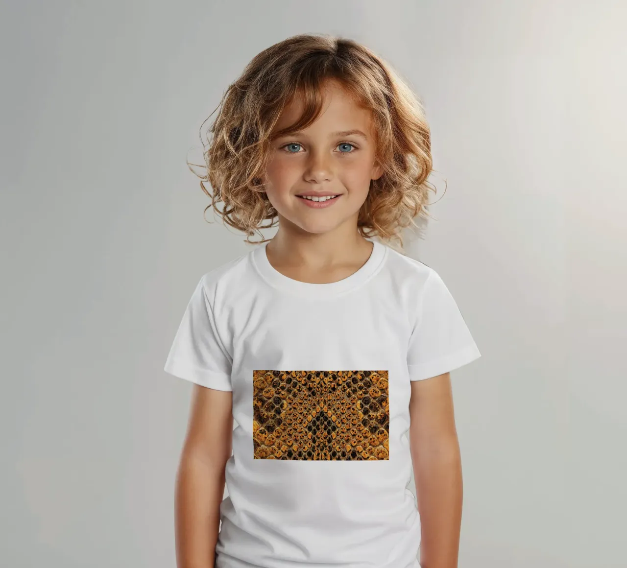 Snake Pattern kids t-shirt by Curious Collections by Marielle Leenders