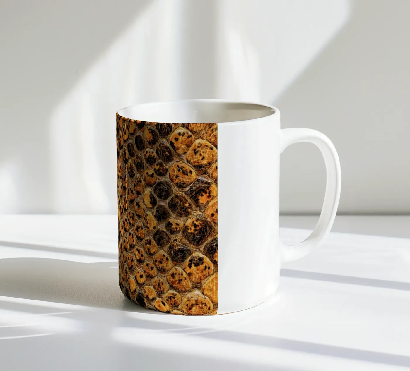 Snake Pattern ceramic mug by Curious Collections by Marielle Leenders