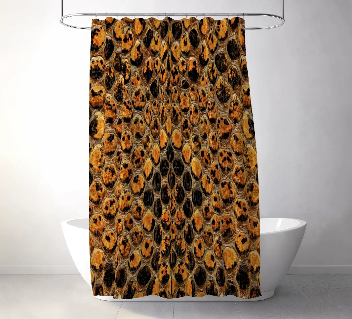 Snake Pattern douchegordijn van Curious Collections by Marielle Leenders