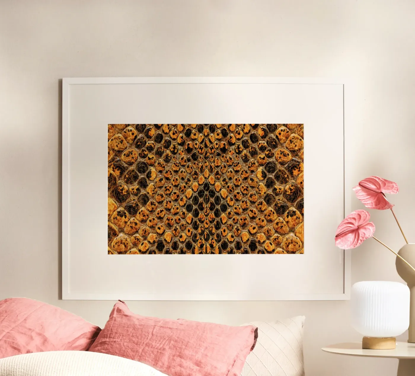 Snake Pattern poster van Curious Collections by Marielle Leenders