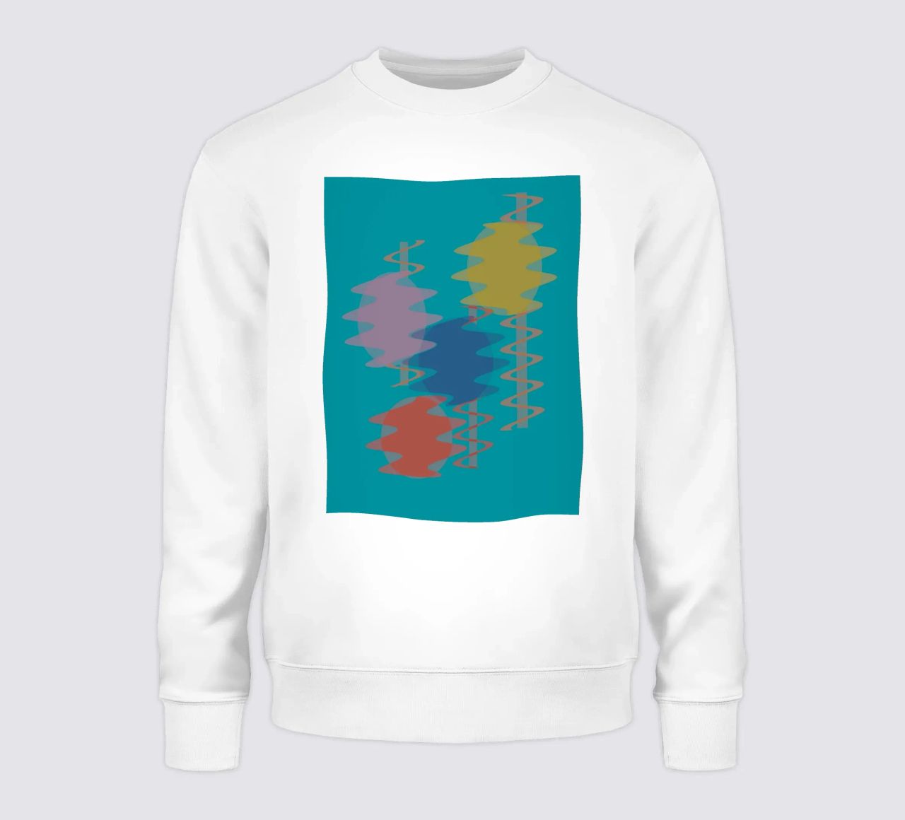 Forme geometriche astratte e colorate felpa da Something for you