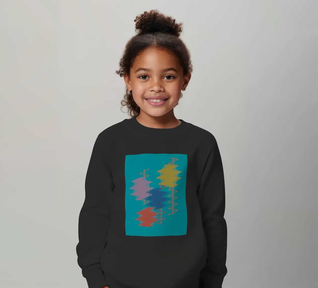 Forme geometriche astratte e colorate felpa bambino da Something for you