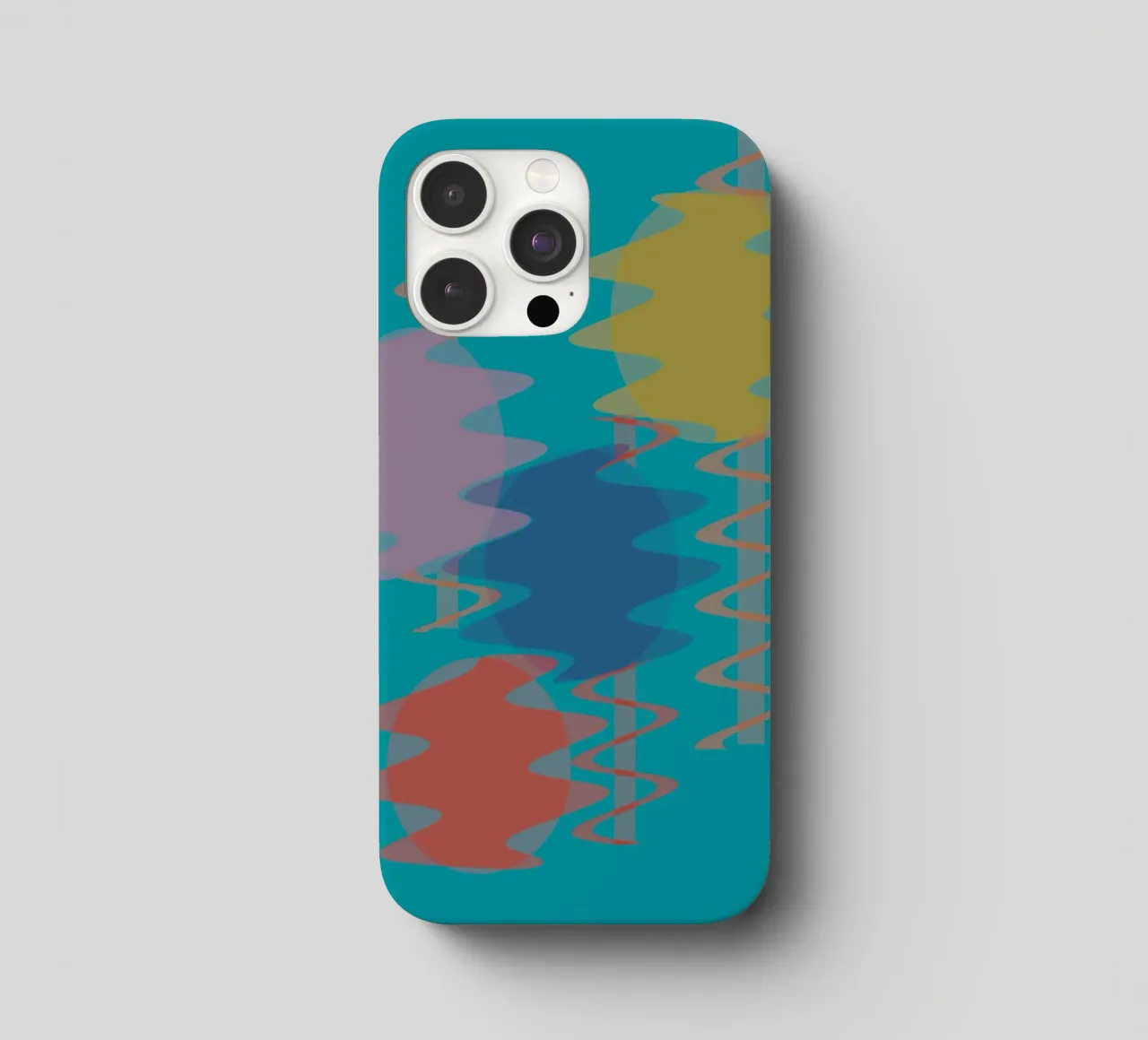Forme geometriche astratte e colorate cover iphone da Something for you