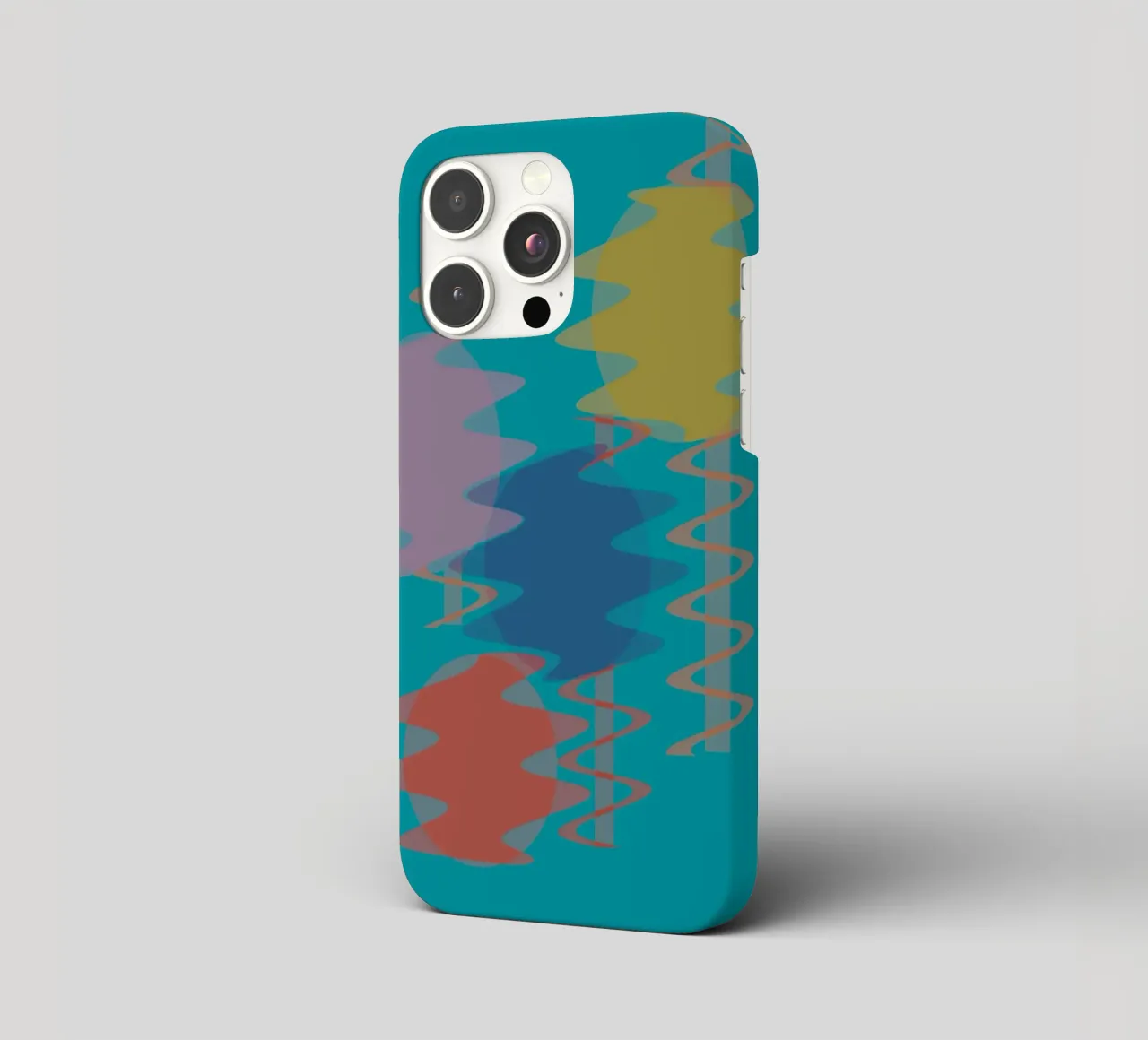 Forme geometriche astratte e colorate cover iphone da Something for you