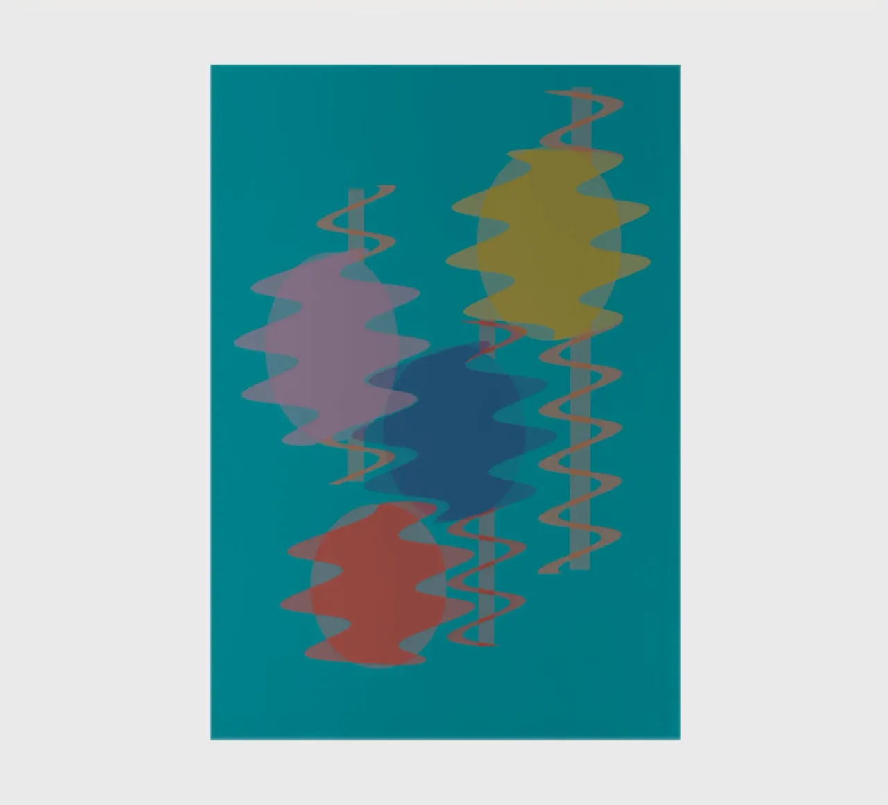 Forme geometriche astratte e colorate diario da Something for you